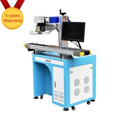 30W 50W Mopa Fiber Laser Marking Machine مع جهاز نقل نظام وضع الكاميرا