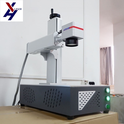 20W 30W 50W 100W سطح المكتب المتكاملة لليزر ألياف آلة العلامة للمعادن الذهبية الفضة