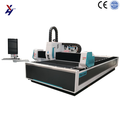 3000*1500 CNC لقطة ليزر الألياف 1000W 2000W 3000W طاولة واحدة للمعادن